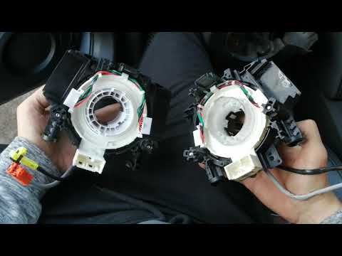 Видео: Замена подрулевого шлейфа Qashqai, X-trail, Tiida, Note. Сброс ошибки Airbag