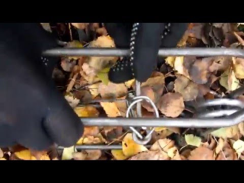 Видео: Как установить КАПКАН ПРОХОДНОЙ КП 250 гуманный на бобра, барсука, выдру, лису, енота