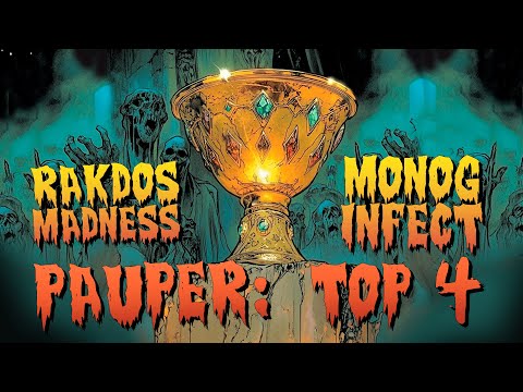 Видео: ПЯТЬ! Паупер | Five Tournament TOP-4 - Pauper | Rakdos Madness vs Infect