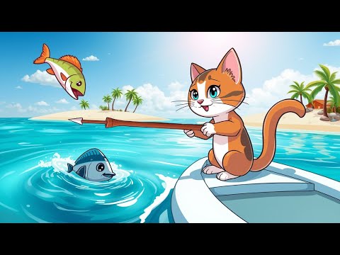 Видео: КОТ ЛОВИТ РЫБУ И ПРОКАЧИВАЕТСЯ! ► The Fishercat #1