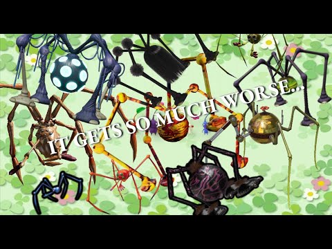 Видео: Биология семейств паукообразных и долгоносиков из серии «Пикмин».