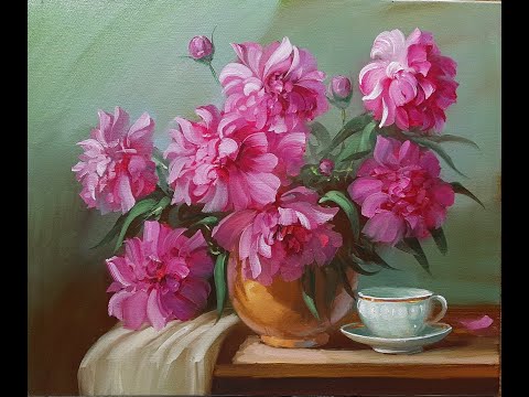 Видео: Пионы-Peonies .Vugar Mamedov