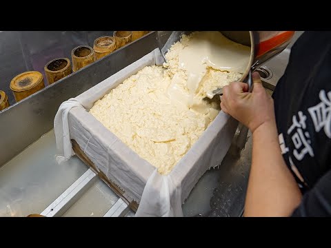 Видео: Изготовление тофу ручной работы, тофу мапо и соевого молока - Тайваньская уличная еда
