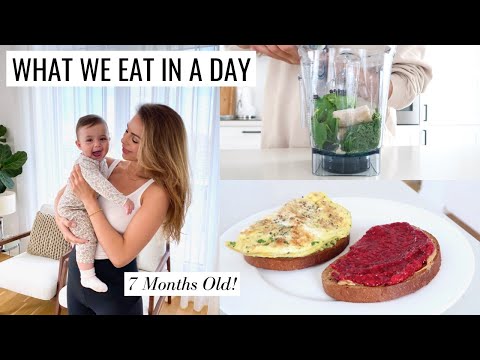 Видео: ЧТО МОЙ РЕБЁНОК И Я ЕДИМ В ДЕНЬ | 7 месяцев | Здоровое и простое питание | Энни Джаффри