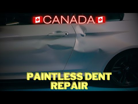 Видео: Сложнейший ремонт вмятин без покраски BMW M 4 | pdr service Israel