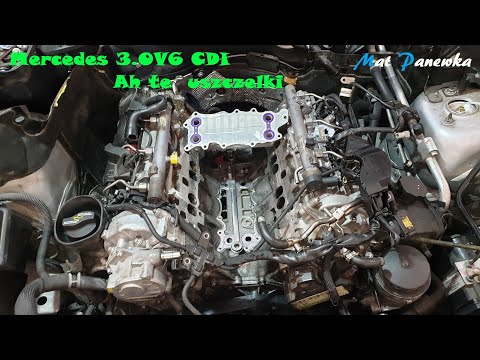 Видео: ПРОКЛАДКИ MERCEDES ML 3.0V6CDI — ОПАСНОСТЬ #НЕОРДИНАРНАЯ УТЕЧКА МАСЛА#