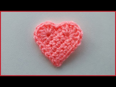Видео: Простое вязаное Сердце. Вязание крючком / Crochet Heart
