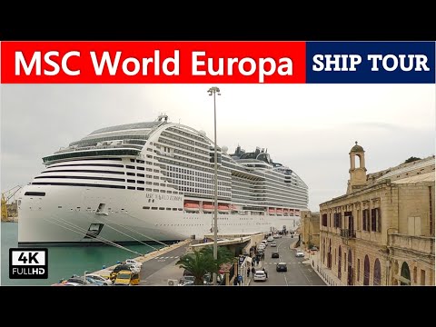 Видео: Msc World Europa, Корабль-тур 💗🔥 Палуба 6, 7, 8! Потрясающие впечатления от Msc Ship!🛳️✨