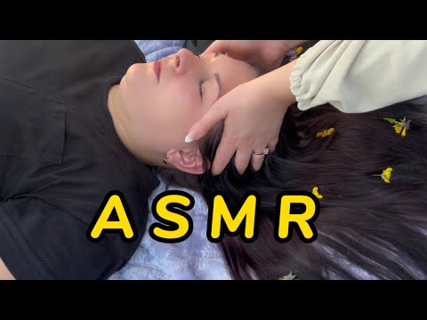 Видео: АСМР ощути те самые мурашки / ASMR HAIR / массаж головы,расчесывание ,неразборчивый шепот