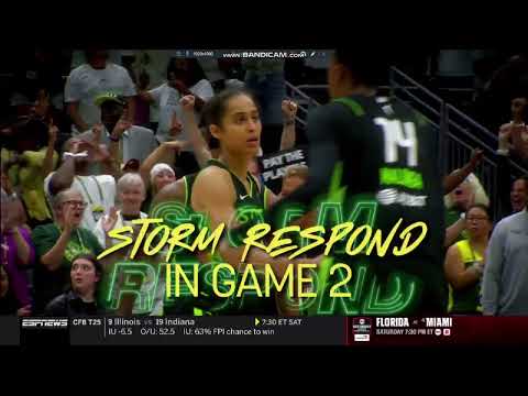 Видео: WNBA Basketball на ESPNEWS представляет Сиэтл в Лас-Вегасе