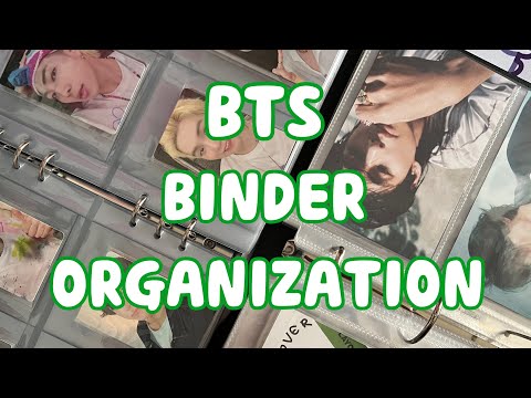 Видео: ⋆｡˚📓 Организация биндеров BTS (ep. 2) | BTS Binder Organization⋆˙⟡♡