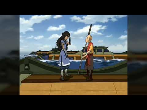 Видео: Аанг и Катара" мне нравиться"