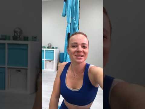 Видео: Йога в гамаках. Практика с гамаком при болях в спине. #Airyoga_Основы.