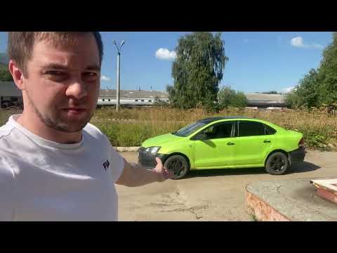 Видео: Поло седан, прошли обкатку после замены поршней на широкую юбку.