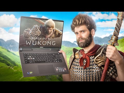 Видео: Ноутбук из DNS за 214000 рублей на i9 14900HX! Потянет ли он WUKONG?! 😱