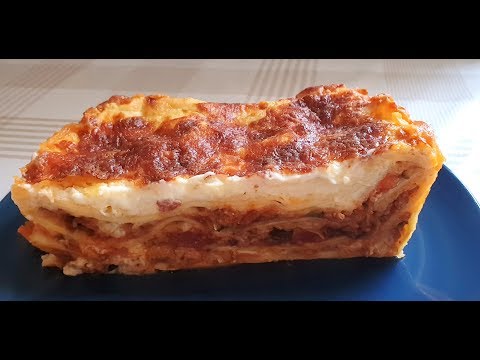 Видео: Вкусная Апетитная Сочная Лазанья
