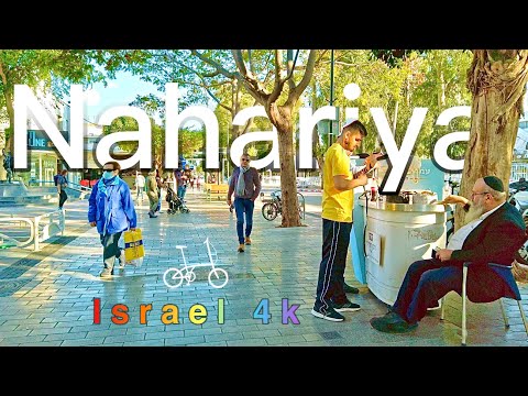 Видео: Нахария, Виртуальная Велопрогулка | Израиль 4k
