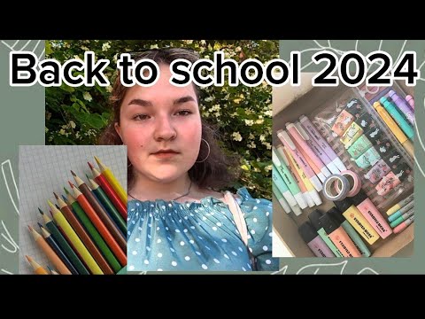 Видео: Back to school 2024🍁канцелярия в школу