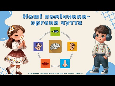 Видео: Наші помічники- органи чуття