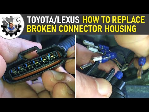 Видео: Замена корпуса разъема Lexus Toyota
