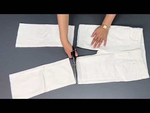 Видео: [DIY] Не выбрасывайте севшие белые штаны.