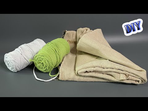 Видео: ИЗГОТОВИЛ ИЗЫСКАННУЮ ВЕЩЬ ИЗ МЕШКОВИНЫ И ВЕРЕВОК💥ВСЕ ДРУЗЬЯ ПРОСЯТ СДЕЛАТЬ ТАКОЕ😀А Я ТОЛЬКО РАД