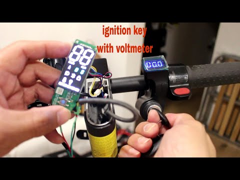 Видео: как вставить ключ зажигания в скутер xiaomi m365