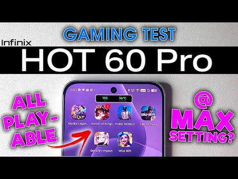 Видео: ИГРОВОЙ ТЕСТ на INFINIX HOT 60 PRO | Производительность HELIO G200 (падение FPS, разрядка аккумул...