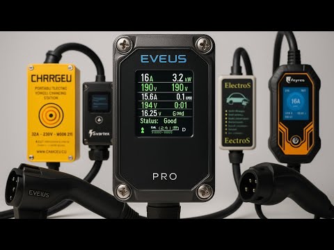 Видео: Який зарядний пристрій вибрати для електроавтомобіля? Eveus, Svartex, ChargeU, ElectroS, Feyree?