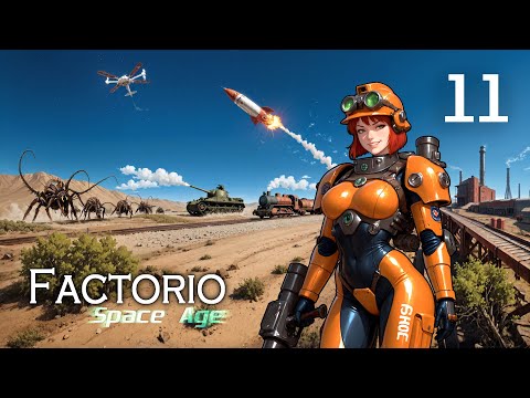 Видео: Factorio space age #11 Космическая платформа и оборона