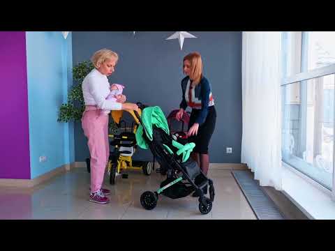 Видео: коляска летняя для ребёнка.