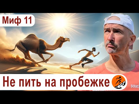 Видео: Не нужно пить на пробежке. Миф 11 из цикла "Бег. Мифы и предубеждения"