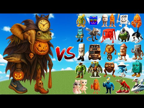 Видео: Большая жуткая комбинация против боссов-мозговых гнид | Minecraft Mob Battle