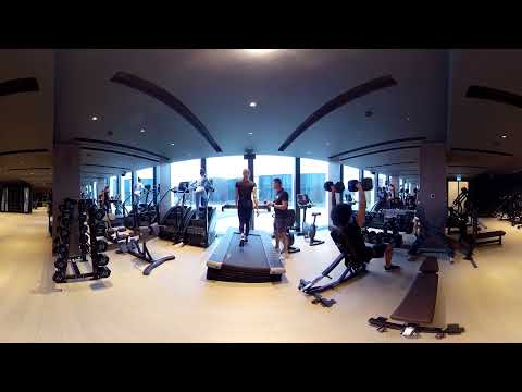 Видео: 3D тур по клубу Crocus Fitness Москва сити. Виртуальная прогулка по всем зонам.