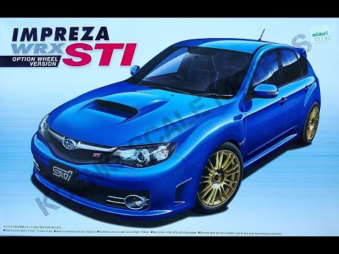 Видео: Обзор '07 Subaru Impreza WRX STI Option Wheel Version Aoshima 1/24 (сборные модели)