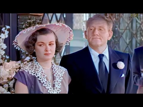 Видео: Маленькая прибыль отца (1951) Элизабет Тейлор, Спенсер Трейси | Обновленная версия 4k, раскрашенная