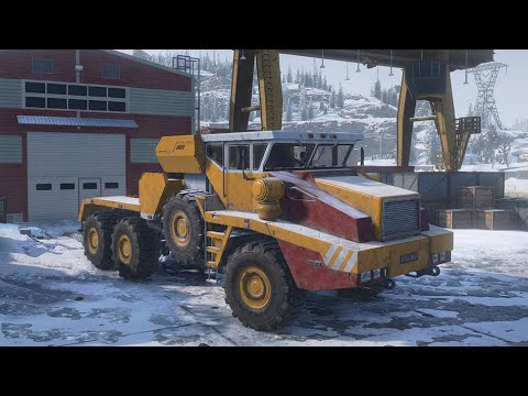 Видео: Едем за Слоном (Sleiter ST 816 "Elephant") - Квебек - SnowRunner