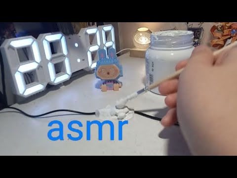 Видео: ASMR. Гуашь. Кисти. Наклейка. Наушники с микрофоном
