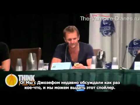 Видео: The Vampire Diaries at DragonCon part 1 (Русские субтитры)