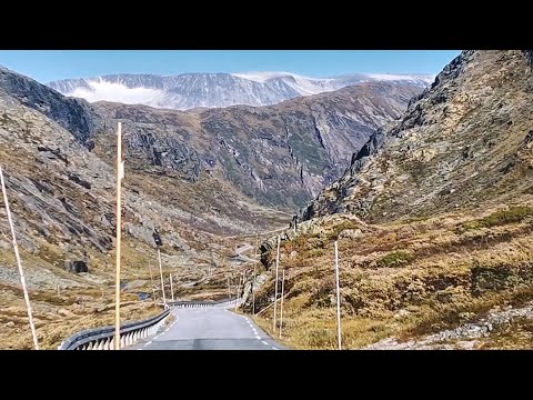 Видео: Ч.2 Велопутешествие по Норвегии Sognefjell Road 1400m Ледники Крутые серпантины Фантастические виды