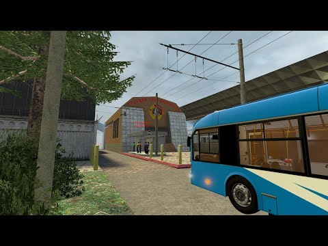 Видео: Турбосоветск теперь в одиночке!!! Trolleybus sistem в Garry's mod