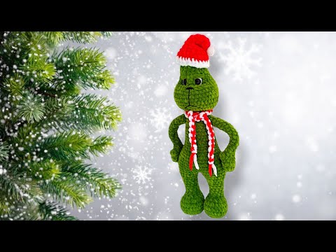 Видео: Плюшевый Гринч крючком | Crochet Grinch pattern