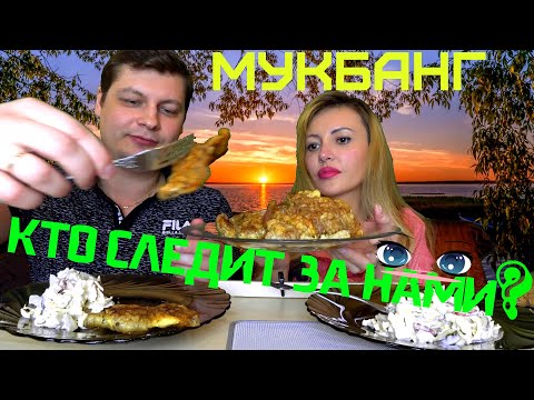 Видео: Мукбанг свиные отбивные. За нами СЛЕДЯТ сверху?! 🛸 ПЛЕЩЕЕВО ОЗЕРО 🌊 крутое ли ОНО? (Mukbang Eating)