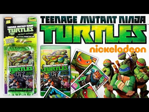 Видео: Карточки [Черепашки Ниндзя / TMNT Mutant Mayhem Card] Серия №2 2015 Panini