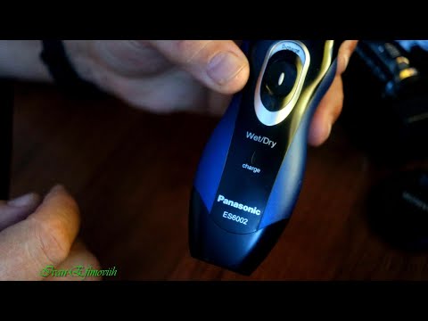 Видео: Моем чистим ножи электробритвы Panasonic.