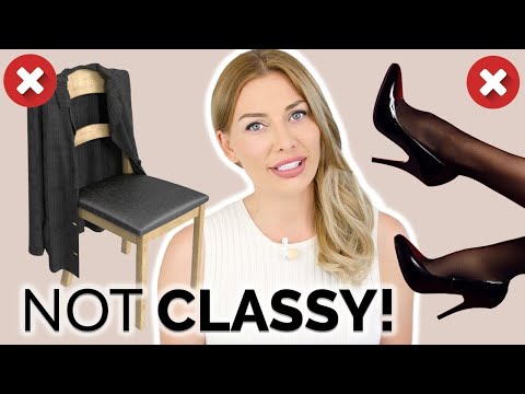 Видео: 10 вещей, которые элегантные люди НИКОГДА не делают