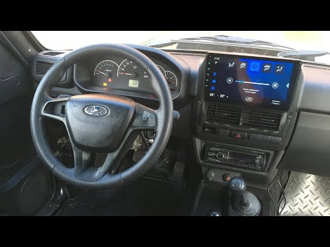 Видео: #31 Нива 1989 Магнитола 2din, рамка с дефлекторами и кнопки на руле.