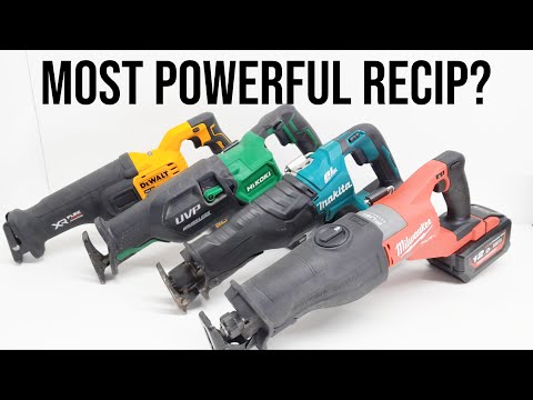 Видео: DeWalt VS HiKOKI VS Makita VS Milwaukee | Кто производит самую мощную возвратно-поступательную пилу?
