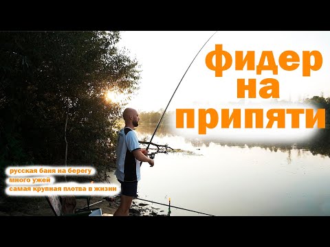 Видео: Фидерная рыбалка на Припяти: плотва, лещ и много ужей. 3-е суток на реке. Испытание плывущей травой!