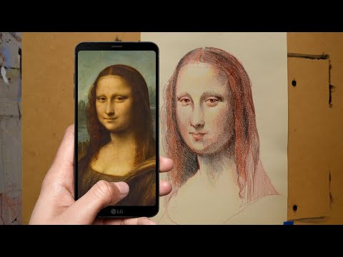 Видео: Нарисуйте рисунок с помощью телефона